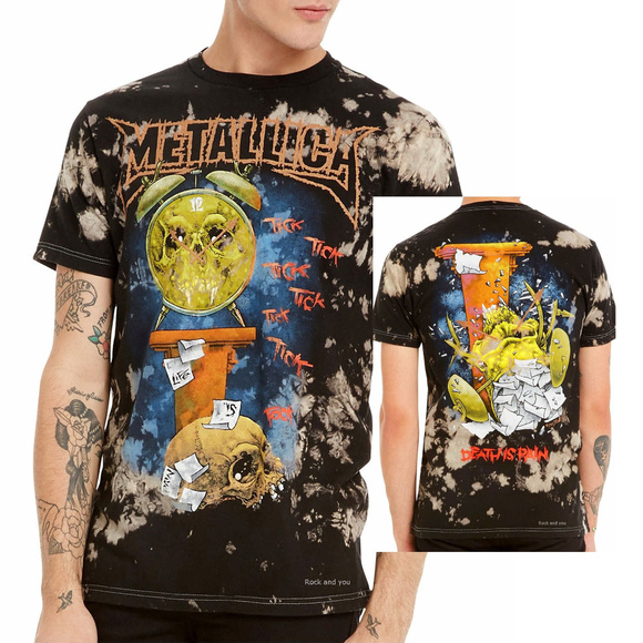 metallica shirts bleached